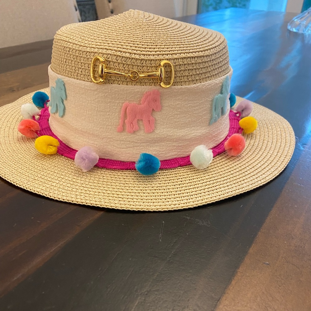 Children's equestrian sun hat